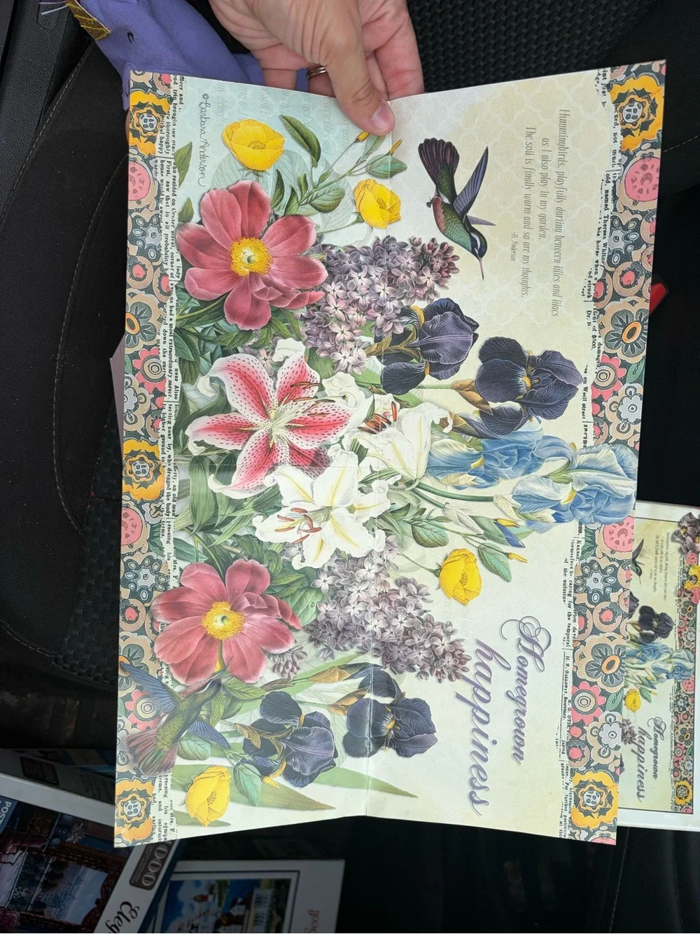 LANG 1000-Piece Garden Botanicals Jigsaw Puzzle - Pink Accents